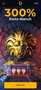 Golden Lion Casino mobile screenshot
