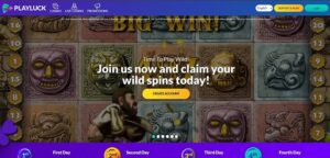 Playluck Casino sister sites homepage