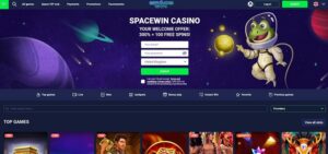 SpaceWin Casino sister sites homepage
