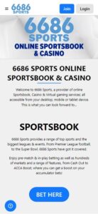 6686 Sports mobile screenshot