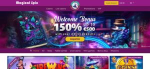 Prince Ali Casino sister sites Magical Spin