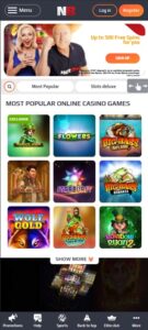 NetBet Casino mobile screenshot