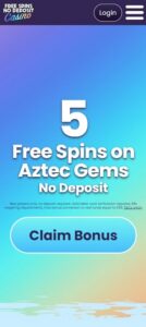Free Spins No Deposit Casino mobile screenshot