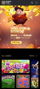 Riviera Play Casino mobile screenshot