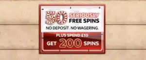 Sky Vegas Free Spins Offer
