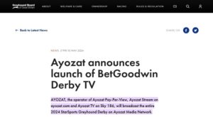 BetGoodwin Greyhound TV Launch
