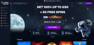 Prime Casino sister sites Luna Casino