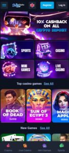 MyStake casino mobile