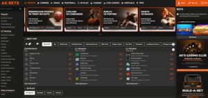 AK Bets sister sites homepage