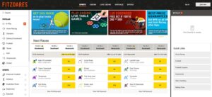 Fitzdares sister sites homepage