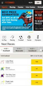 Fitzdares sister sites mobile