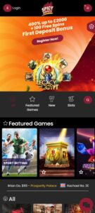 Spicy Jackpots Casino sister sites mobile