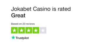Jokabet Trustpilot Score