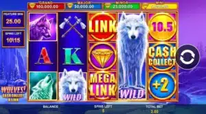 Mega Casino Wolves Cash Collect and Link
