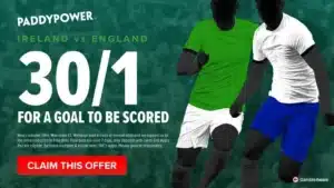Paddy Power Ireland England Offer