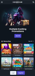 Winsane Casino sister sites mobile