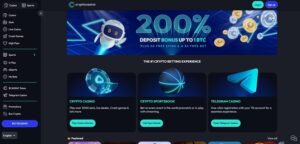 Crypto Casino sister sites homepage