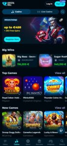 Crystal Roll sister sites mobile