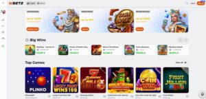 Wbetz Casino sister sites homepage