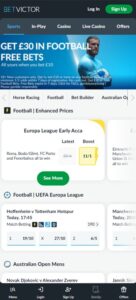BetVictor sister sites mobile