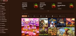 This is Vegas sister sites Cocoa Casino