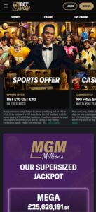BetMGM sister sites mobile