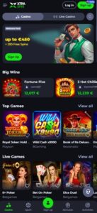 Xtraspin sister sites mobile