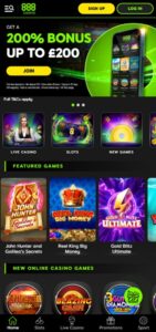 888 Casino sister sites mobile