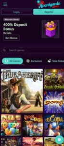 Avantgarde Casino sister sites mobile