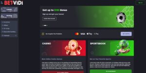 BetVidi sister sites homepage