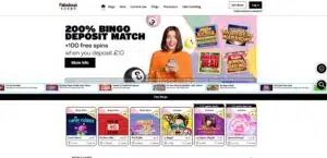 Sun Vegas sister sites Fabulous Bingo