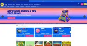 Gala Bingo sister sites homepage