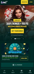 Loona Bet sister sites mobile