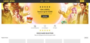 Big Boost sister sites Lucky Spins