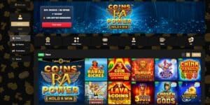 Park Lane Casino sister sites homepage