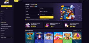 Spin to Win sister sites homepage