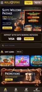 BullSpins sister sites mobile