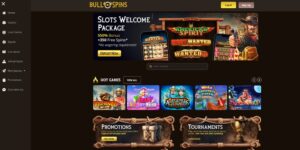 BullSpins sister sites homepage