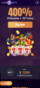 Coinbets 777 sister sites mobile