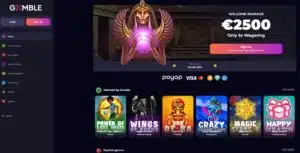 Wildz.io sister sites Gxmble Casino