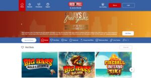 Red Pill Casino sister sites homepage