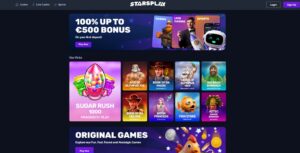 StarsPlay sister sites homepage