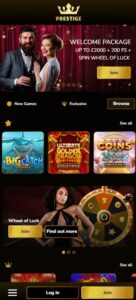 Casino Prestige sister sites [2025] Casinos, bonuses, reviews